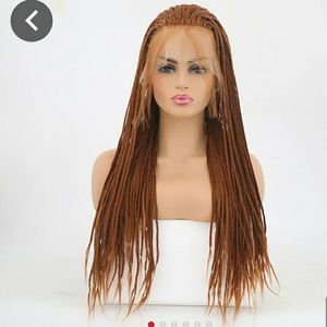 Light Brown Gradient Micro Braid Wig